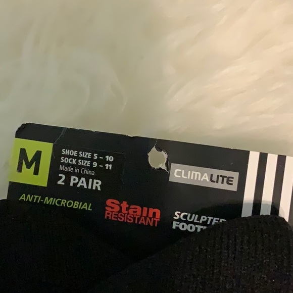 NWT 2 Pair Adidas Mens Baseball Socks Size Med - Picture 3 of 4